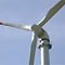 Foto einer Windkraftanlage