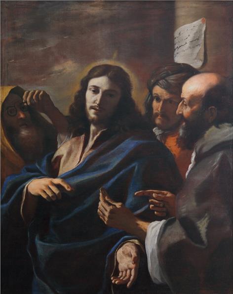 Mattia Preti, Cristo e la moneta, 1656-1660, olio su tela, 128x100 cm, Napoli, Museo di Capodimonte ©