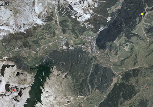 Aerofotografia: Campo neve BADIA PIZ LA ILA