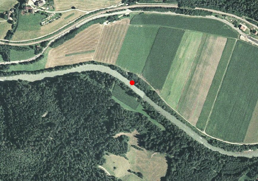 Technical map: Gauging station RIENZ BEI VINTL