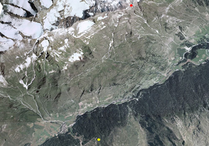 Aerofotografia: Campo neve PRATI DI PLAN