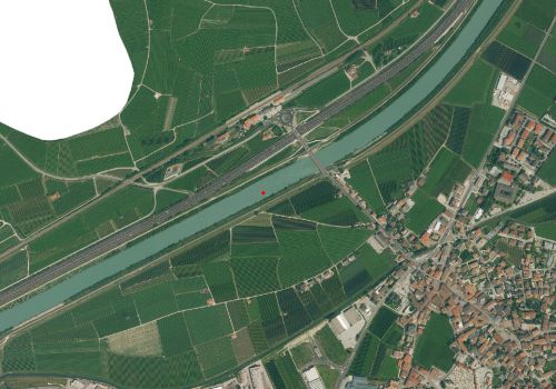 Technische Karte: Pegelstation ETSCH BEI SALURN