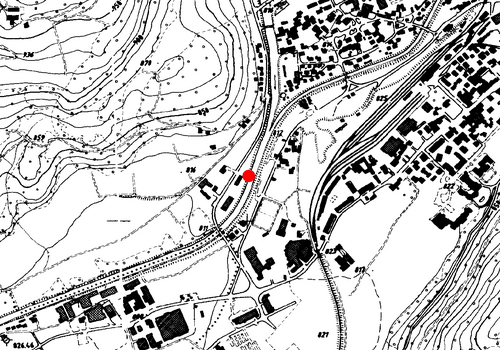 Technische Karte: Pegelstation RIENZ BEI STEGEN