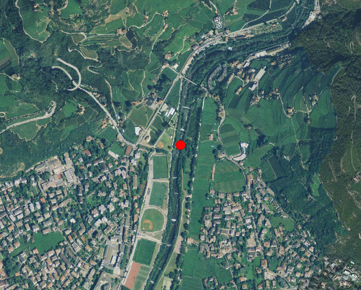 Technische Karte: Pegelstation TALFER BEI BOZEN