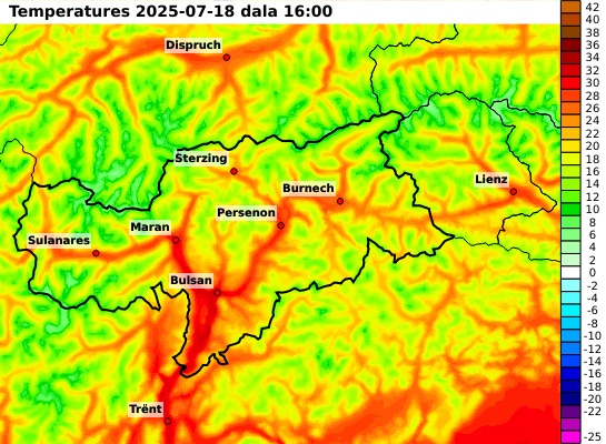 Cherta dla temperatures