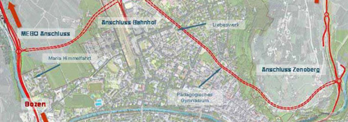 Umfahrung für Südtirols zweitgrößte Stadt