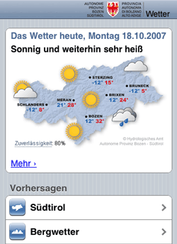 Wetter mobil