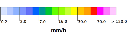 Legende Regenradar