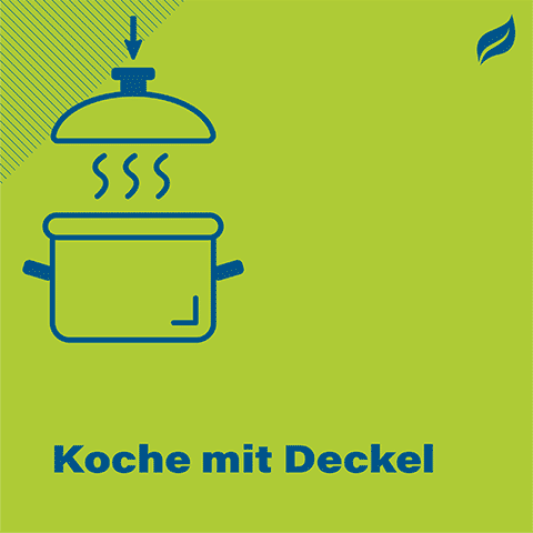 Koche mit Deckel