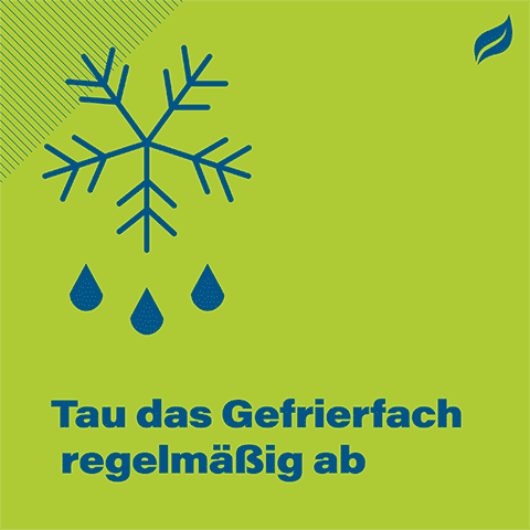 Tau das Gefrierfach regelmäßig ab