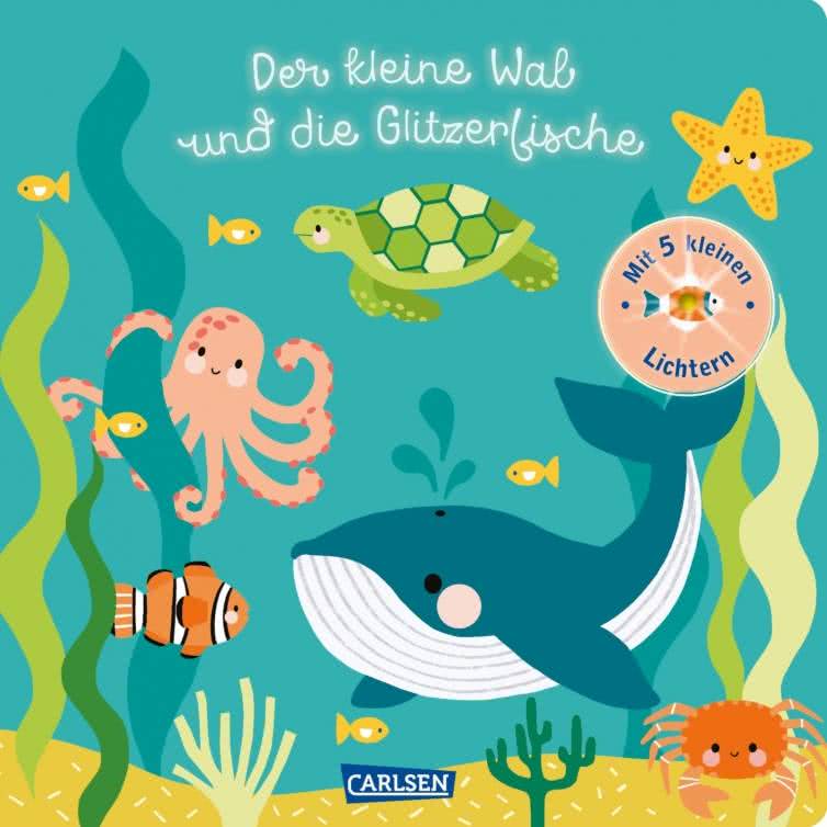 Bookstart Buchtitel Der kleine Wal und die Glitzerfische