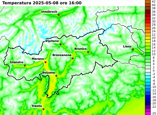 Mappa temperatura