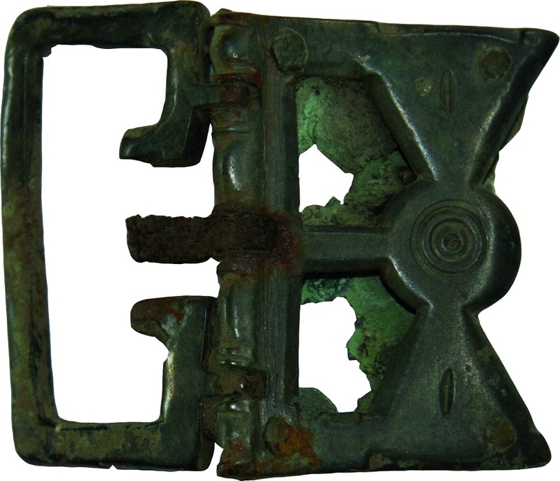 Innichen/Schmieder: Gürtelschnalle aus Bronze (4. Jahrhundert n. Chr.)