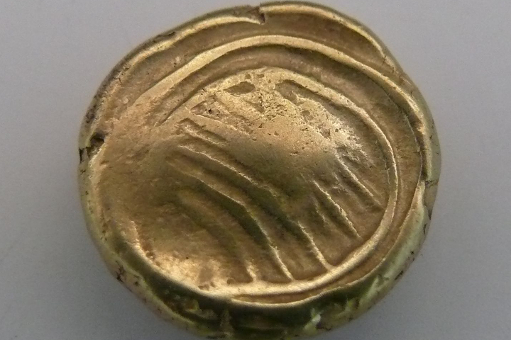 Jenesien/Greifensteiner Hang: keltische Münze aus Gold