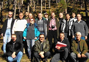 Arbeitsgruppe der Schwarzföhrenbestände im Vinschgau