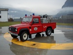 Landrover Defender PickUp mit Waldbrandeinheit