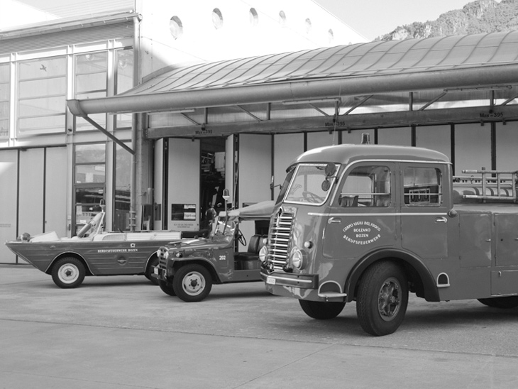 Historische Fahrzeuge der Berufsfeuerwehr