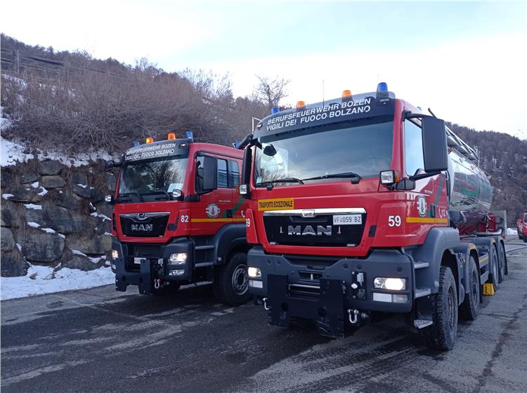 Trinkwasser-Transport in Burgeis Gemeinde Mals